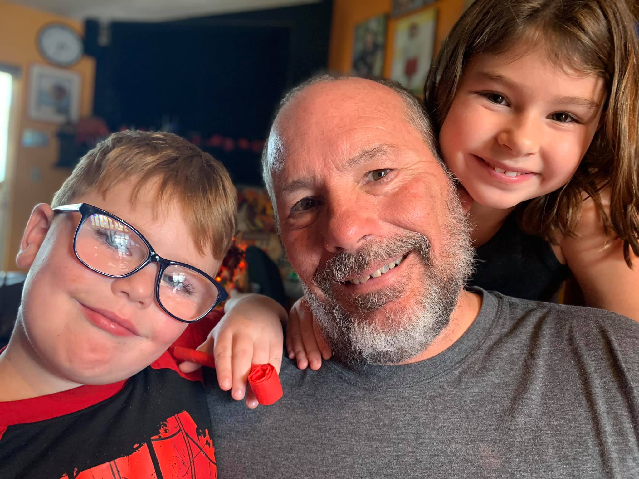 Post Stroke with my kids.